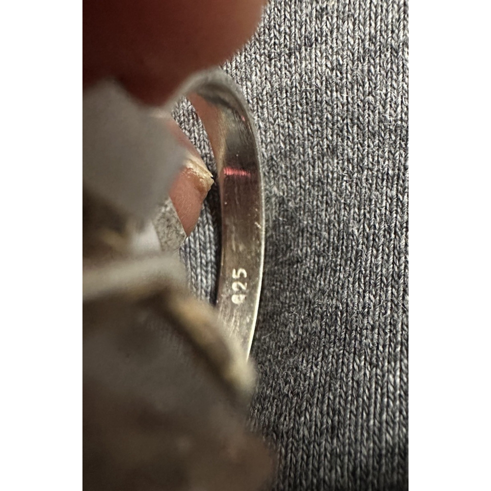 Big Herkimer Diamond Ring Sz 11 925 Sterling Silver Jewelry Mega Quartz Energy - Picture 4 of 11